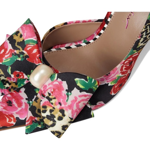 🆕Betsey Johnson KYLIEE Floral Bow Pumps - Picture 17 of 17